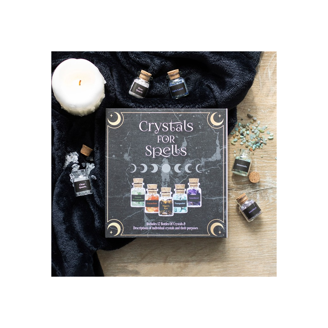 Crystals for Spells Crystal Chip Bottle Gift Set