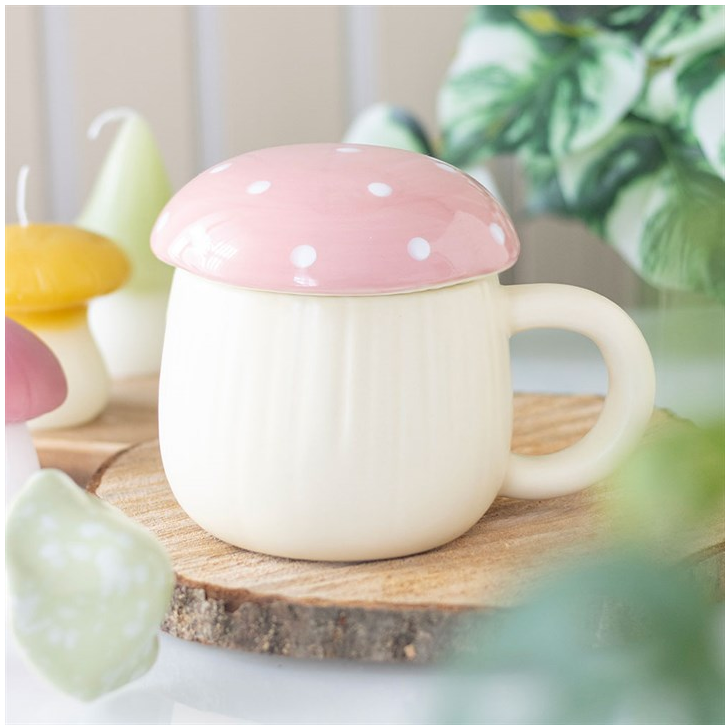 Toadstool Mug - Pink
