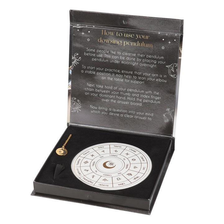 Astrology Wheel Pendulum Set