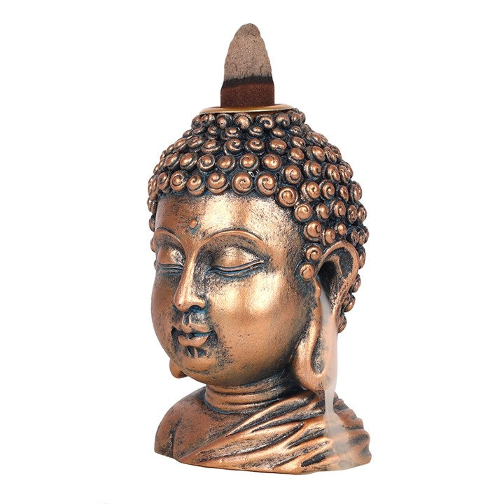Buddha Head Backflow Incense Cone Holder