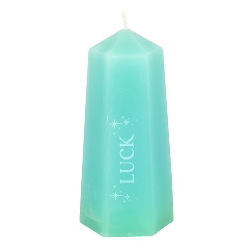Luck Green Aventurine Crystal Candle