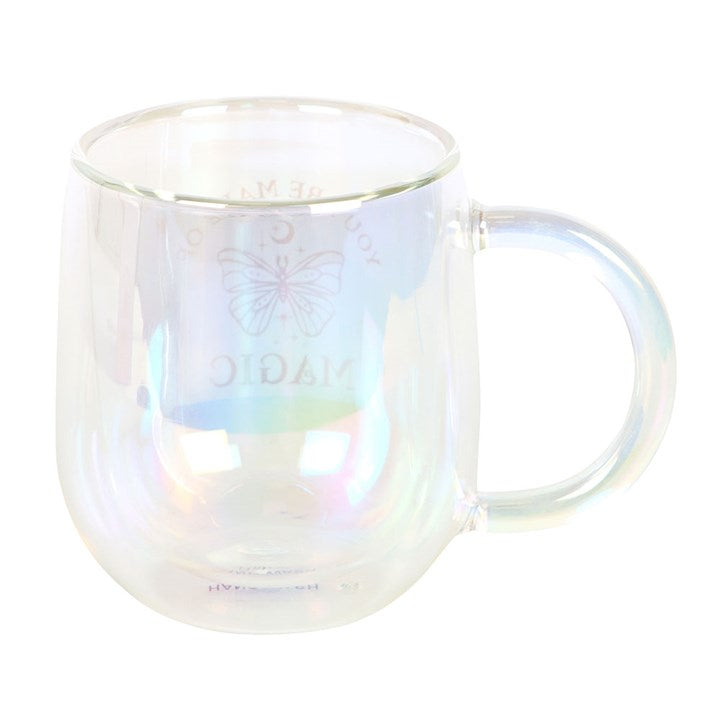 Iridescent Double Walled You Are Made Of Magic Glass Mug