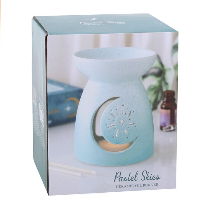 Pastel Skies Moon Cut Out Oil Burner