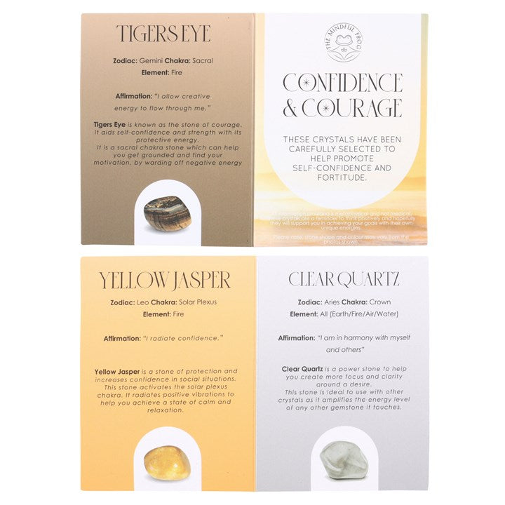 Healing Crystal Set - Courage & Confidence