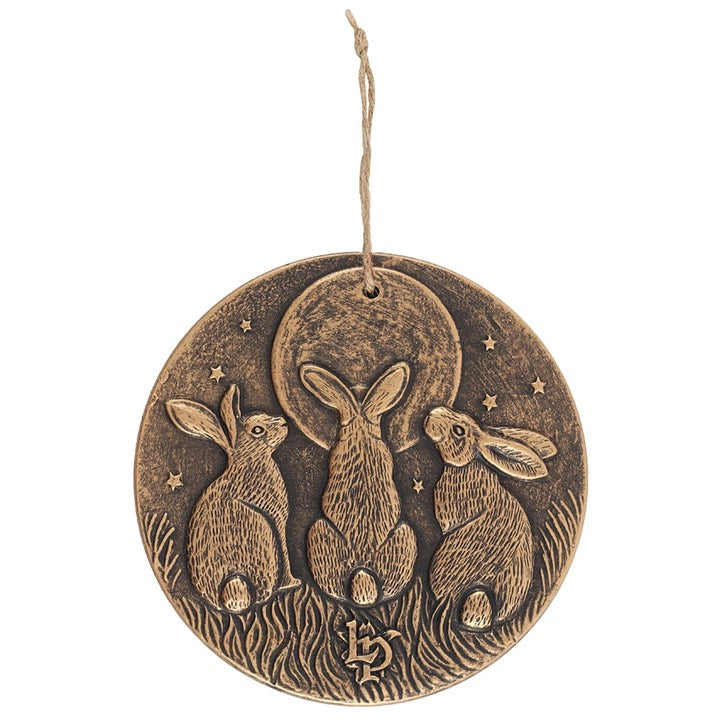 Moon Shadows Bronze Terracotta Plaque (by Lisa Parker)