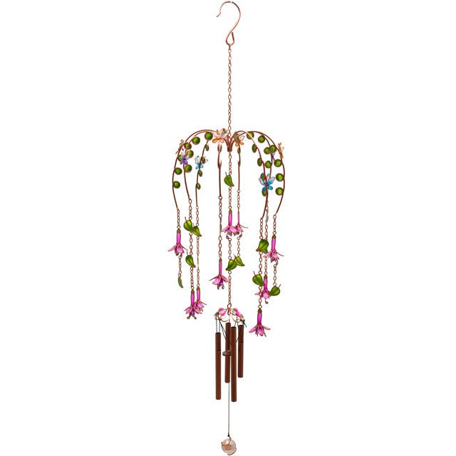 Hanging Flowers Of The Fae Garden Windchime