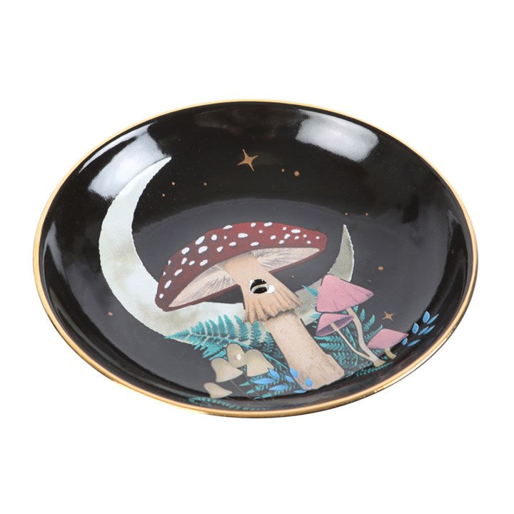 Dark Forest Toadstool Incense Stick & Cone Holder