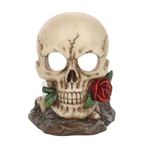 Crimson Kiss Of The Dead Tealight Candle Holder