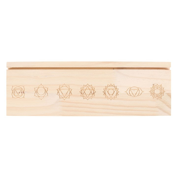 Chakras Natural Tarot Stand