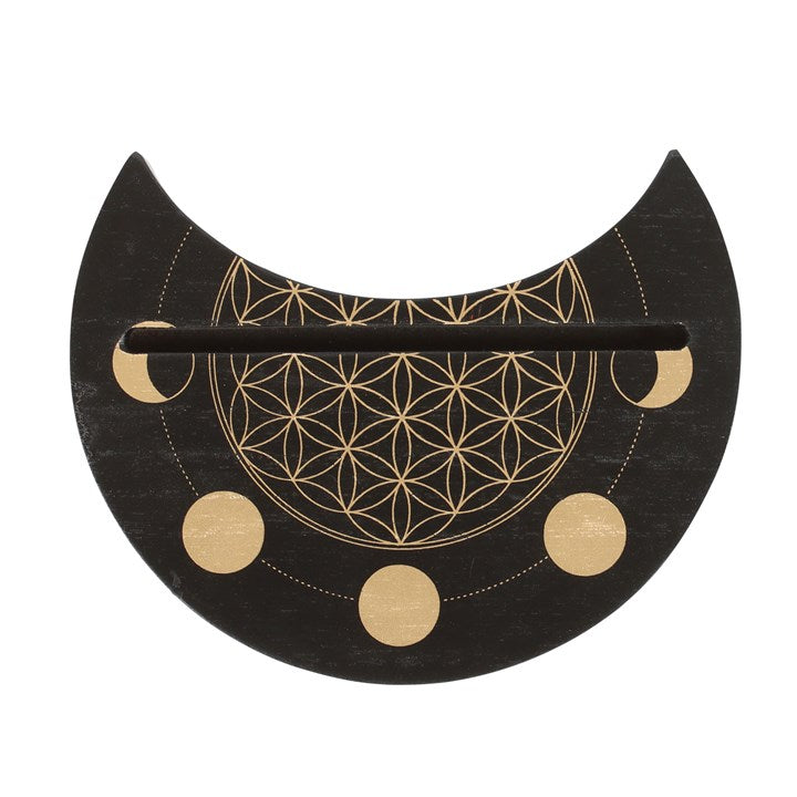 Flower of Life Black Tarot Card Stand