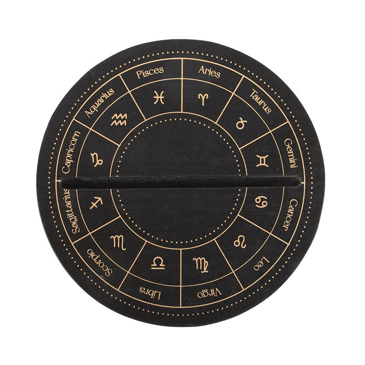 Astrology Wheel Black Tarot Card Stand
