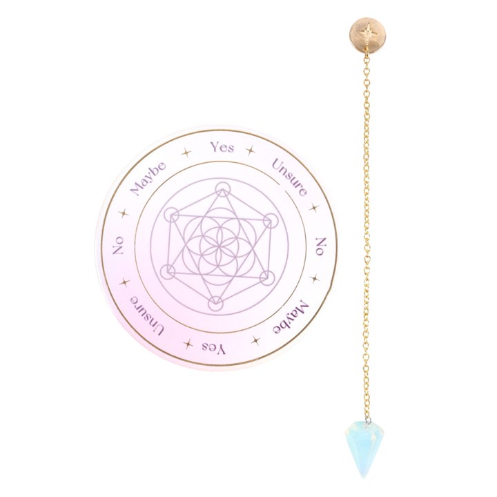 Opalite Pendulum Set