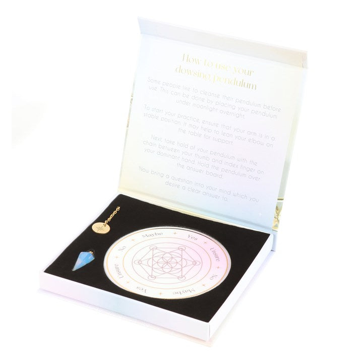Opalite Pendulum Set