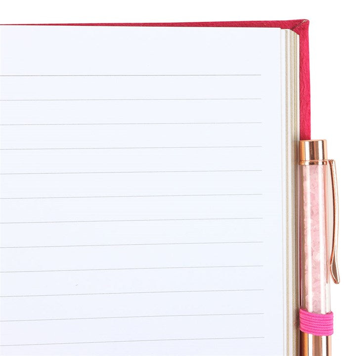 Book of Love Spells Journal With Rose Quartz Pen