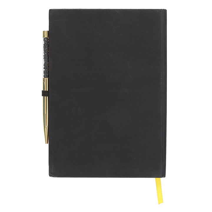 Yin Yang Notebook With Black Obsidian Pen