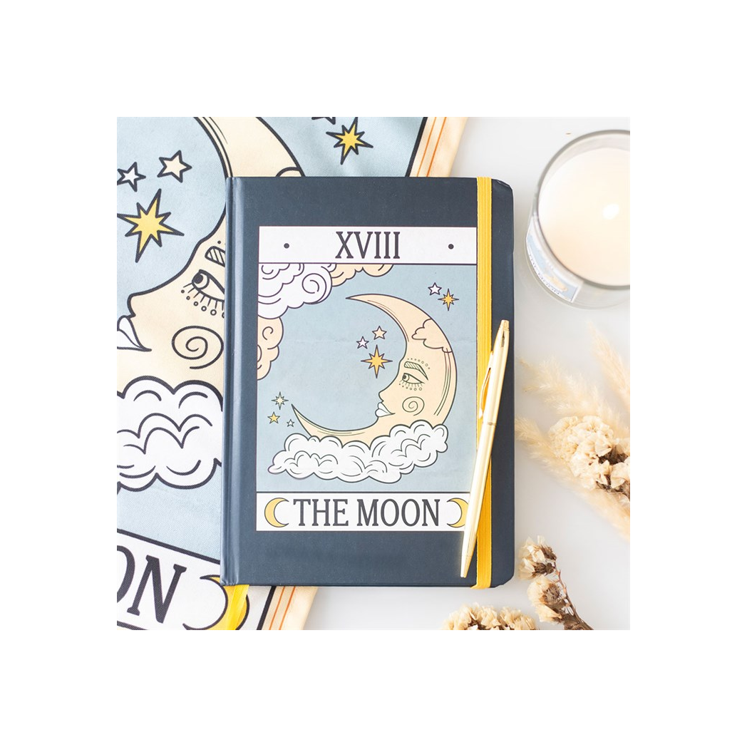 The Moon Vintage Tarot Notebook (A5)