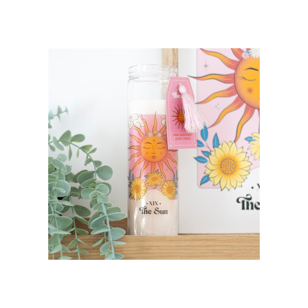 The Sun Pink Grapefruit Tube Candle