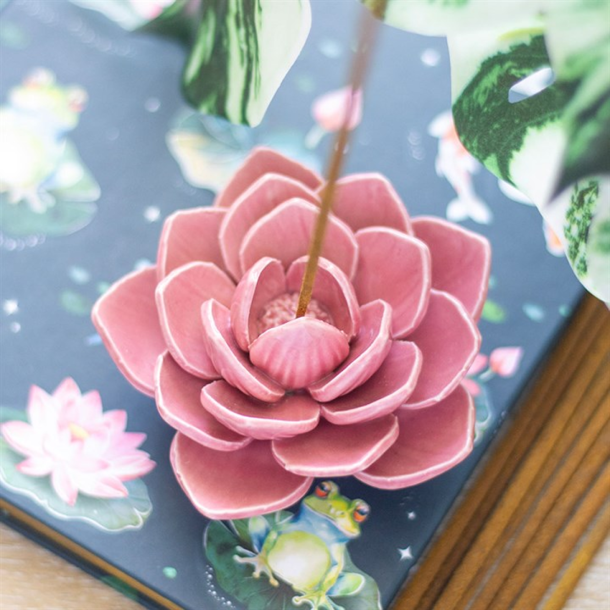 Water Lily Incense Stick Holder