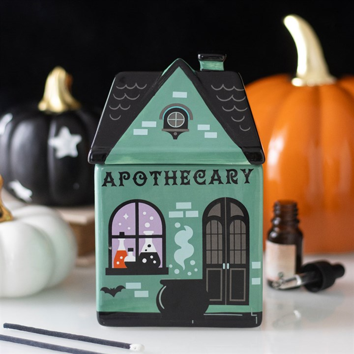 Spooky Street Apothecary Shop Oil Burner