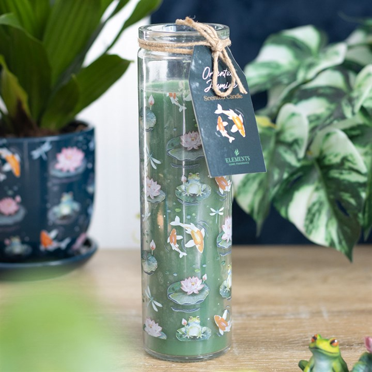 Lotus Pond Tube Candle