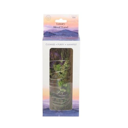 6in Ritual Wand - Rosemary, Lavender & Abalone