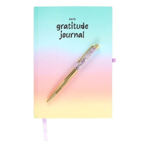 Gratitude Journal With Amethyst Pen