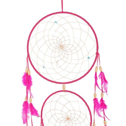 Pink Triple Dreamcatcher