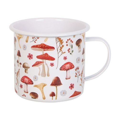 Mugwort Mushroom Enamel Mug