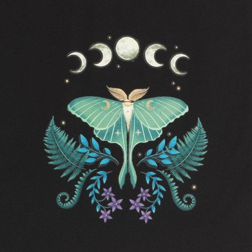 Enchanted Forest Luna Moth Tote Bag
