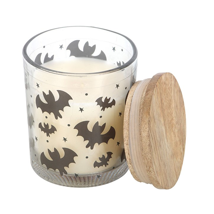 Bat Print Mulberry Candle