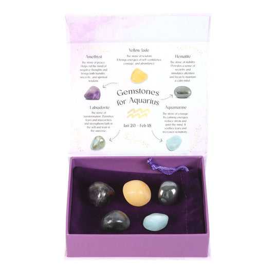 Zodiac Crystal Set - Aquarius