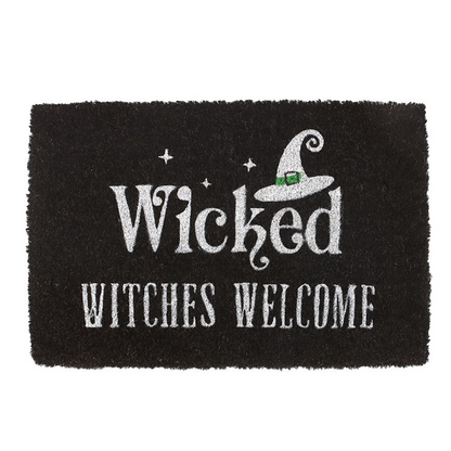 Wicked Witches Welcome Doormat (Black)