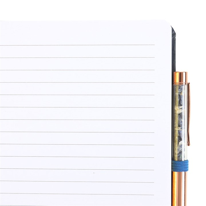 Night Owl Notebook with Sodalite Pen (A5)