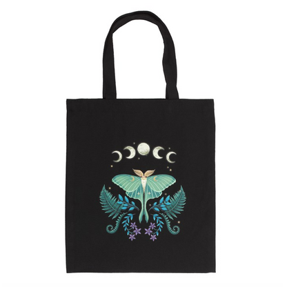 Luna Moth Polycotton Tote Bag