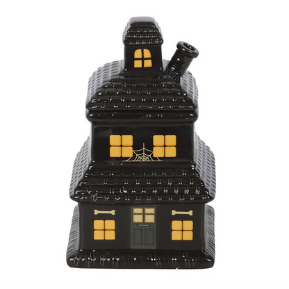 Spooky Street Haunted House Oil Burner