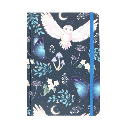 Night Flight Owl Notebook (A5)
