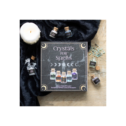 Crystals for Spells Crystal Chip Bottle Gift Set