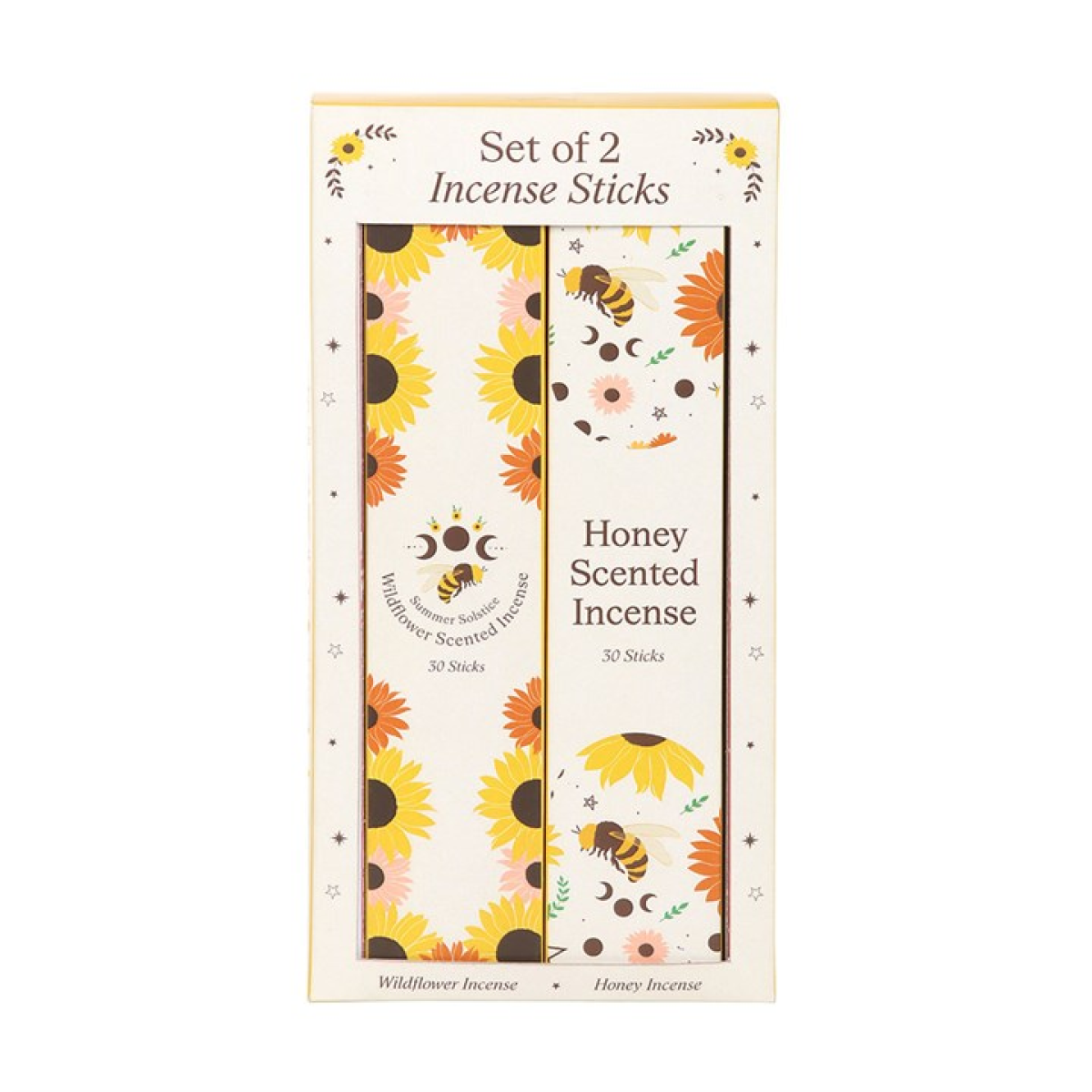 Honey and Wildflower Incense Stick Set (Set Of 2)