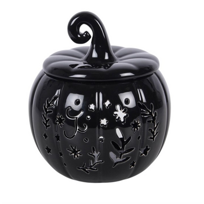 Black Folk Pumpkin Oil Burner