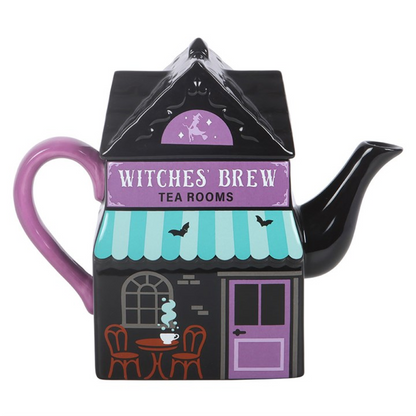 Spooky Street Witches' Brew Tea Room Teapot