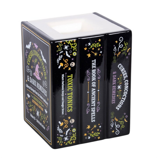 Witch's Apothecary Book Shaped Oil Burner