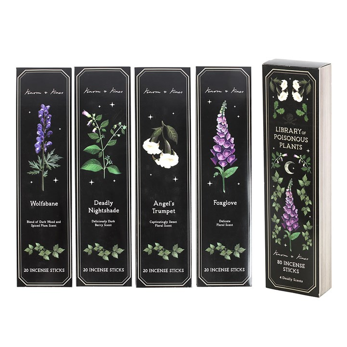 Poisonous Plants Incense Sticks (Set of 4)