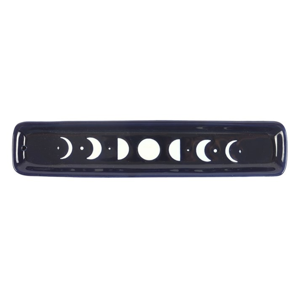Moon Phase Incense Stick Holder - Blue