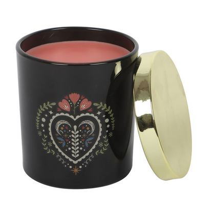 Midnight Bloom Black French Tulip Candle