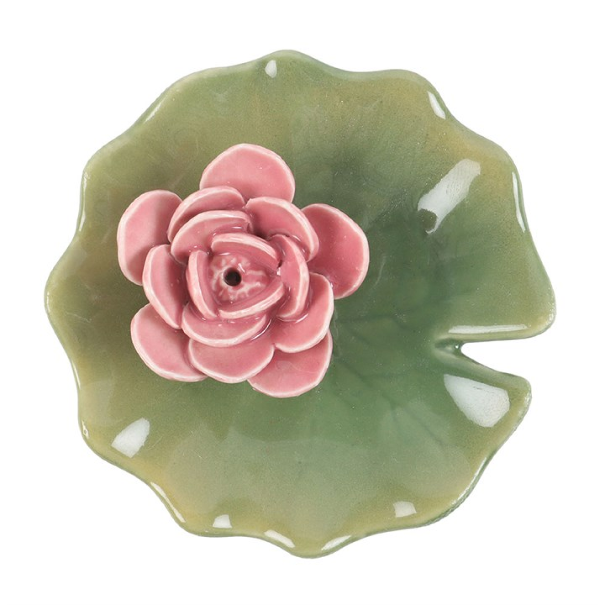 Lily Pad Incense Stick Holder & Trinket Dish