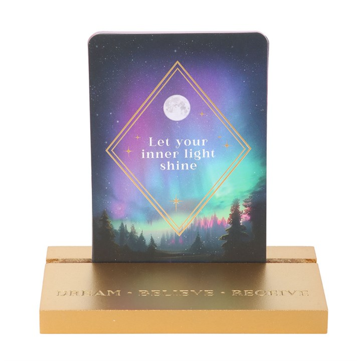 Ethereal Affirmation Cards (With Wooden Stand)