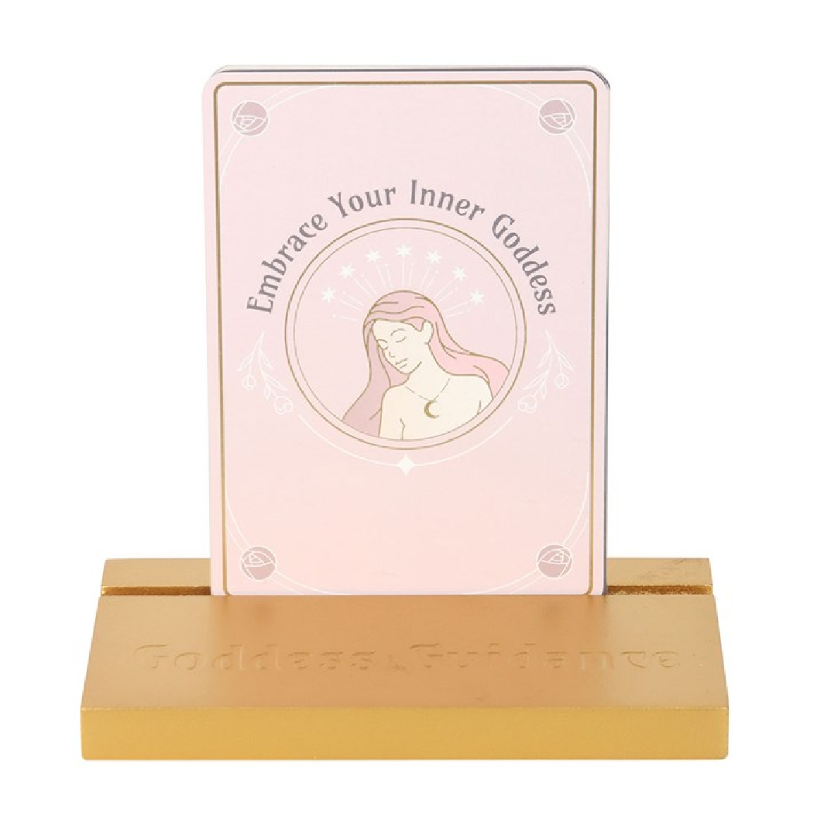 Goddess Energy Affirmation Cards (With Wooden Stand)