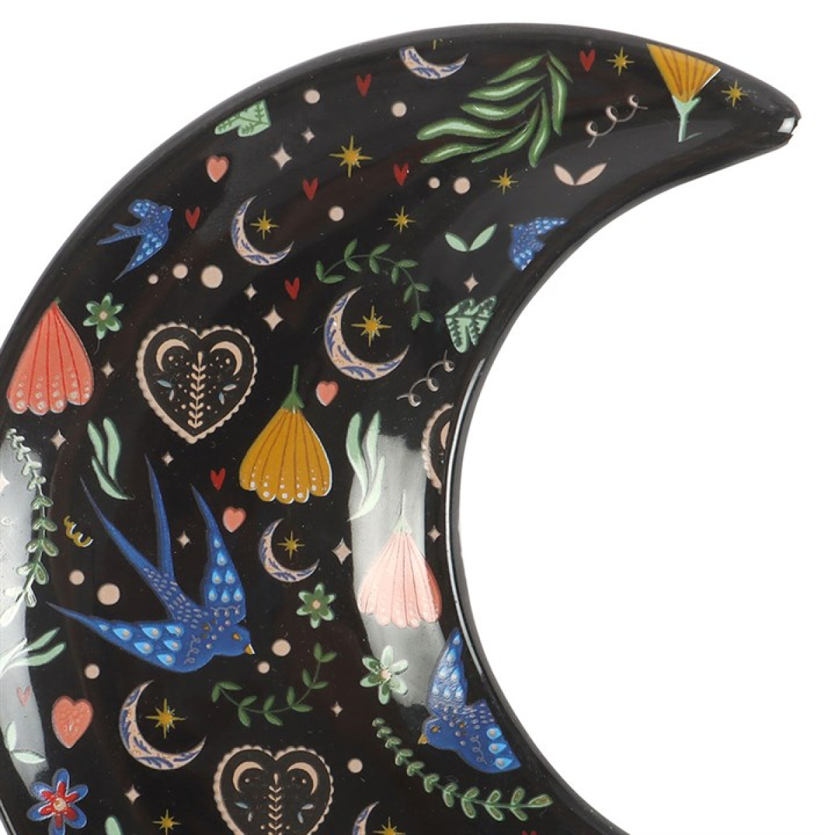 Midnight Bloom Moon Trinket Dish