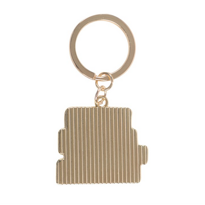 The Haunted Library Book Stack Keyring