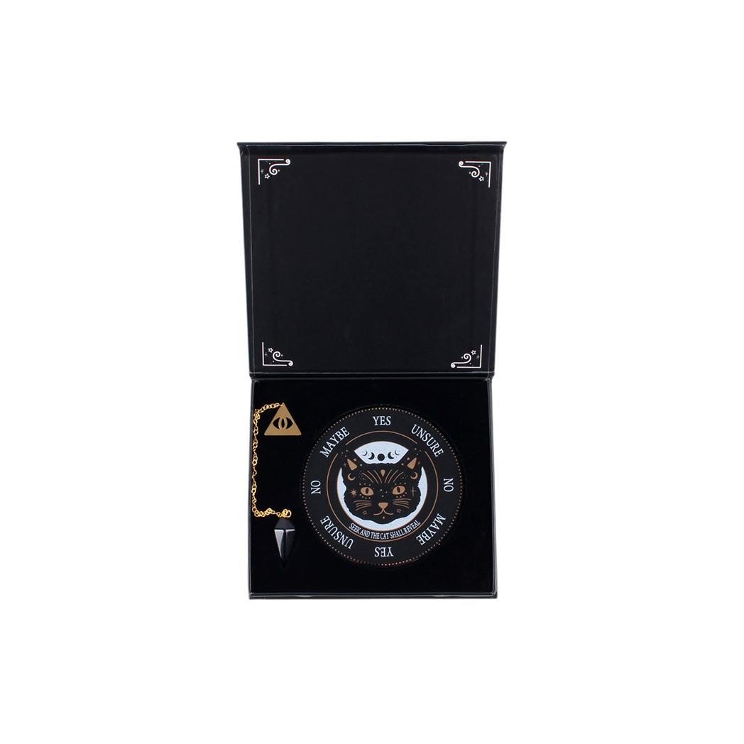 Black Cat Magick Pendulum Kit